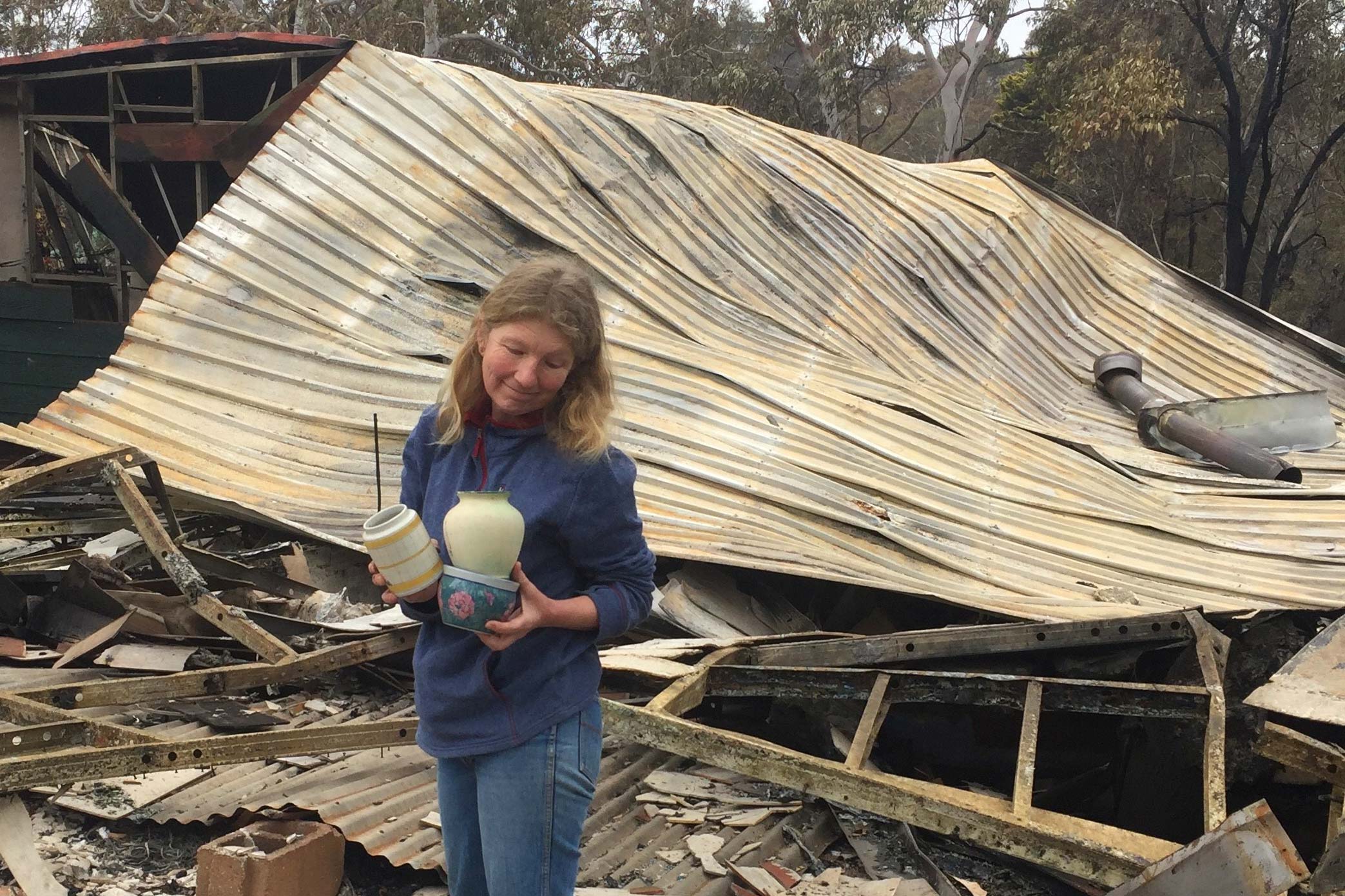 Fiona and her husband Angus lost their home