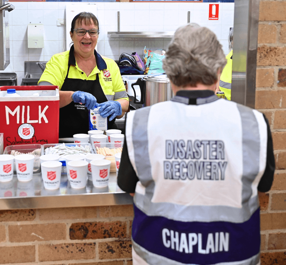 The Salvation Army Emergency Services deployed for Cyclone Alfred