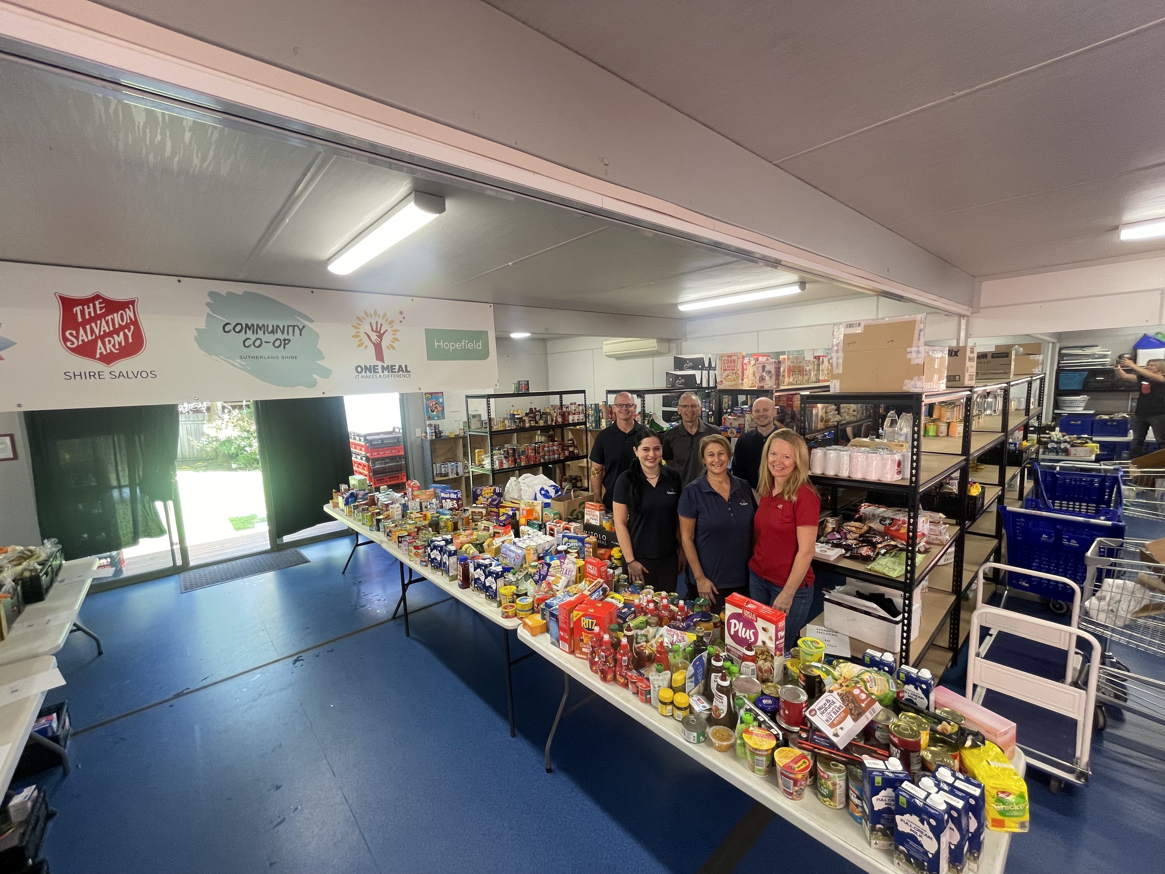 God's provision fills bare shelves at Shire Salvos