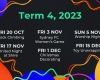 Term 4 Youth & Young Adults Calendar