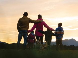 Family preparing for financial disaster