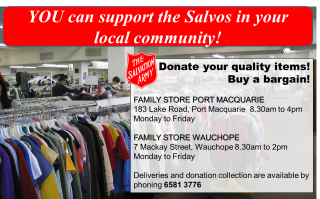 You Can Support The Salvos In Your Local Community Port Macquarie Salvos The Salvation Army