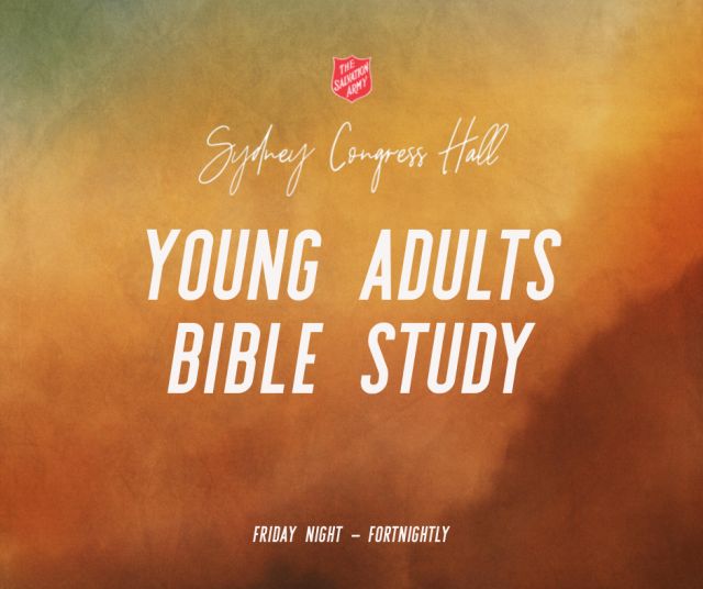 Young Adults Bible Study | Sydney Congress Hall | The Salvation Army ...