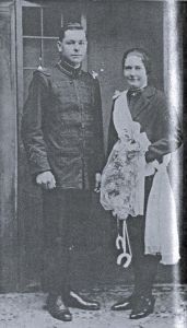 Albert Edward & Murial Rumpf 1928 wedding photo