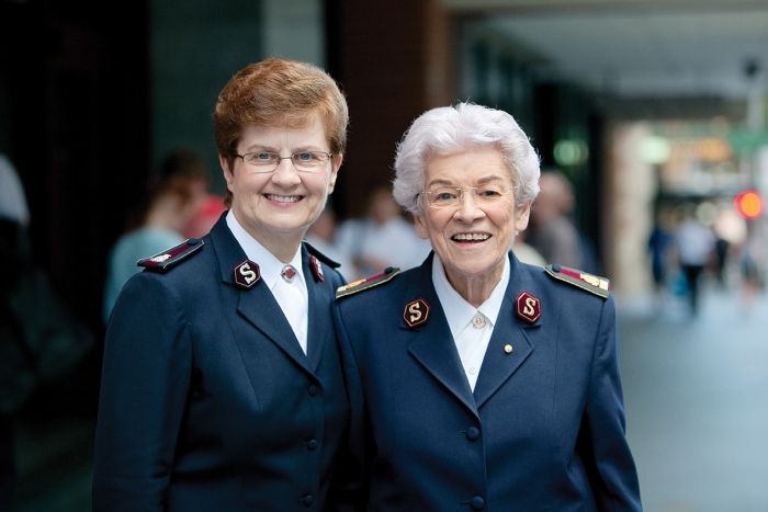 Former Generals Linda Bond and Eva Burrows