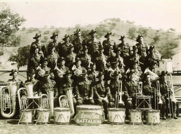 The Band of the 2-22 Battalion c.1941