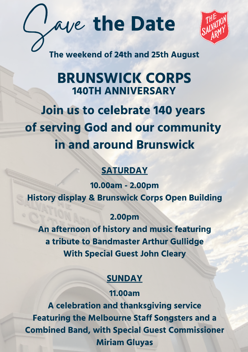 Brunswick Salvos 140 years