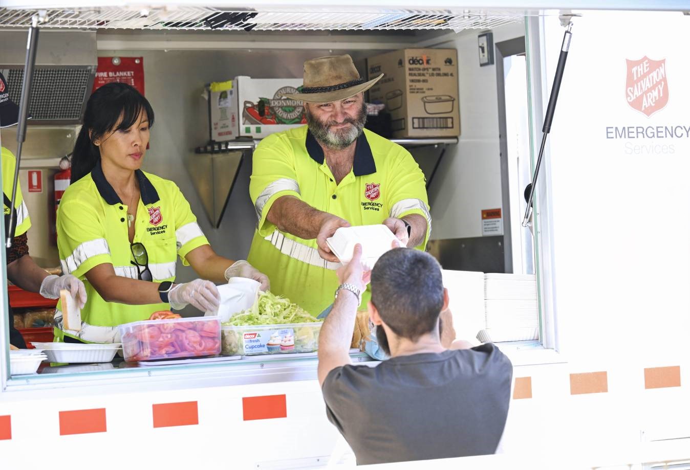 Our Emergency Services team helping in an emergency