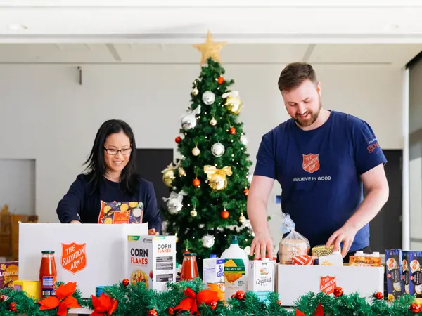 We can support you with food and gifts