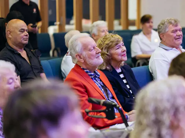 Worshipping at Perth fortress church
