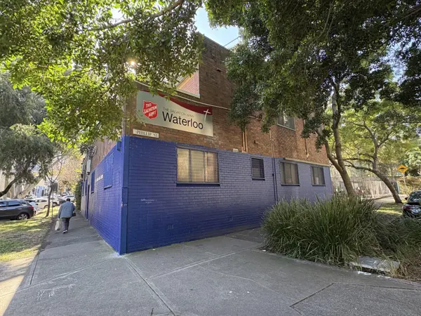Photo of The Salvation Army Waterloo Community Centre and Café building.